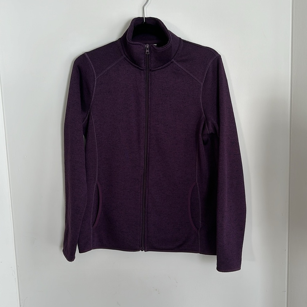 Warm purple sweater